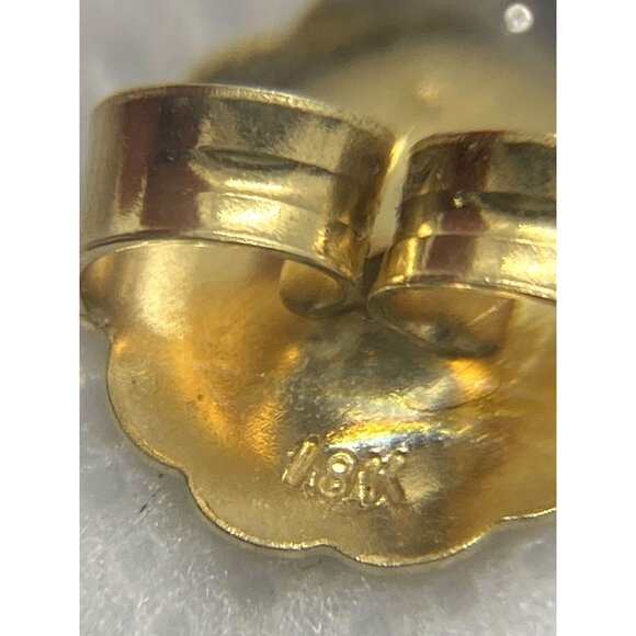 David Yurman Single Earring Back 18K 750 10mm - Picture 2 of 5